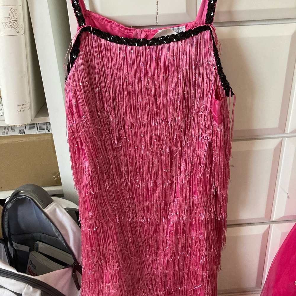 Pink Flapper Halloween dress !